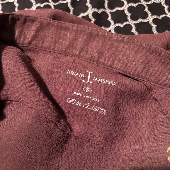 Junaid Jamshed J Kameez Purple Pakistani Indian Qamees Shalwar Kurti Small A14 - Picture 7 of 7